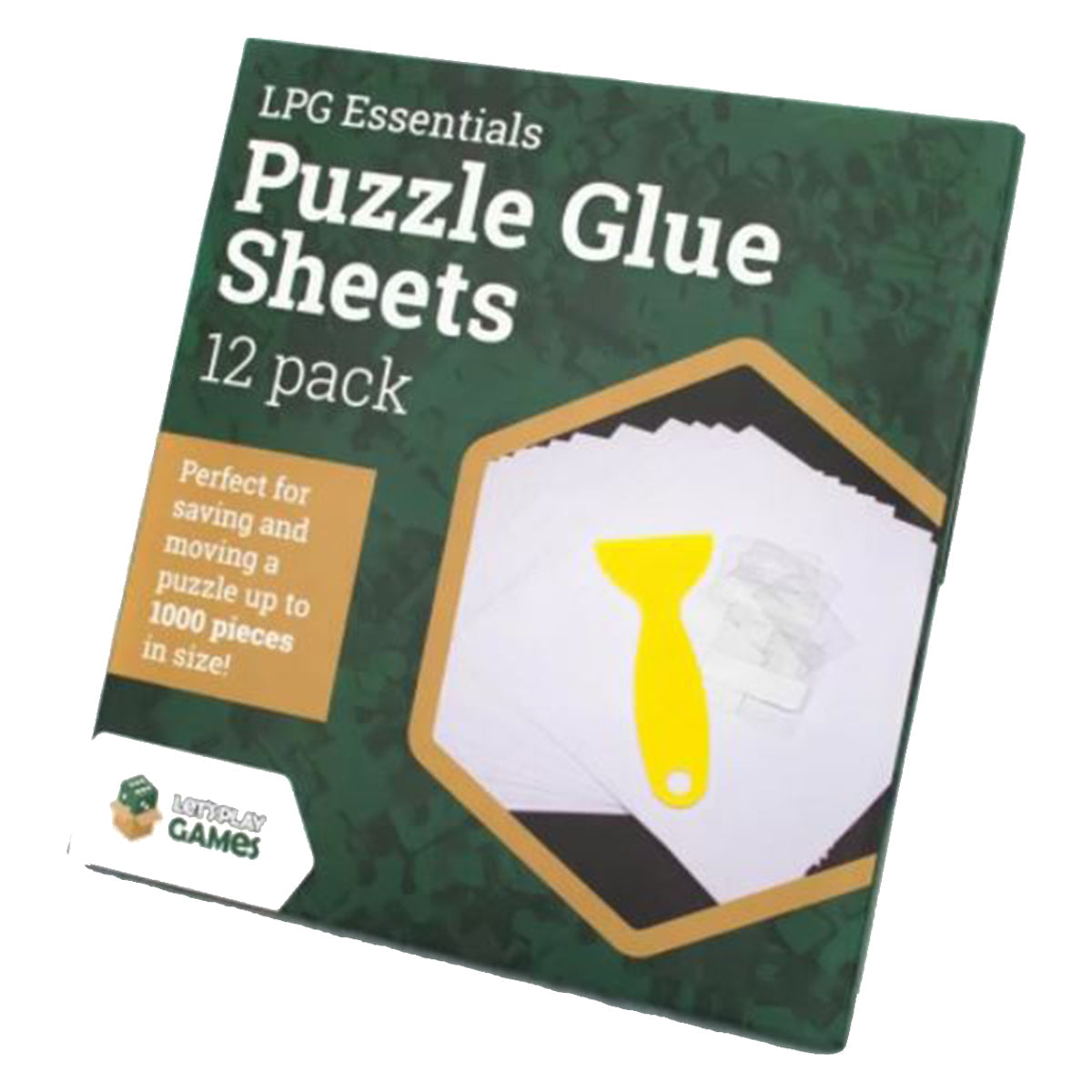 MasterPieces Jigsaw Puzzle Glue Sheets, Set of 12