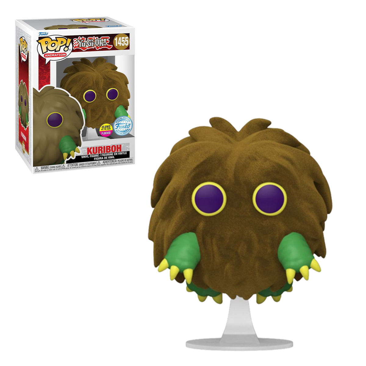 YuGiOh! - Kuriboh Flocked Glow Pop! Vinyl – Gameology product