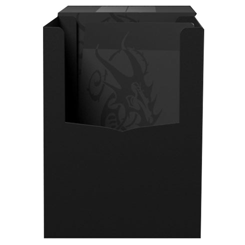 Dragon Shield Revised Double Shell - Shadow Black/Black Deck Box