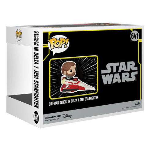 Star Wars: The Clone Wars - Obi-Wan in Delta 7 Pop! Ride