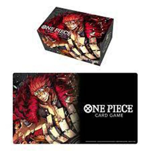 One Piece Card Game Playmat and Storage Box Set Eustass Captain Kid