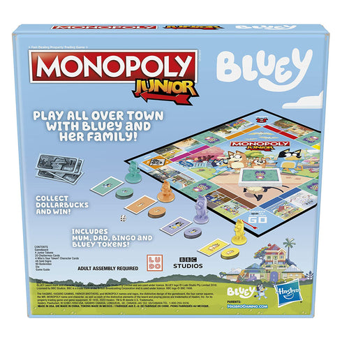 Monopoly Junior Bluey