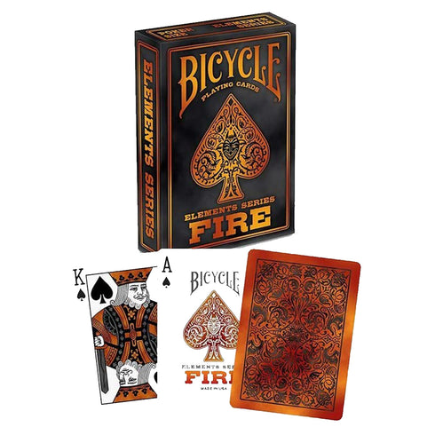 Bicycle Fire Playing Cards