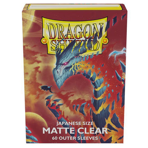 Dragon Shield Japanese 60ct Matte Clear Outer Sleeves