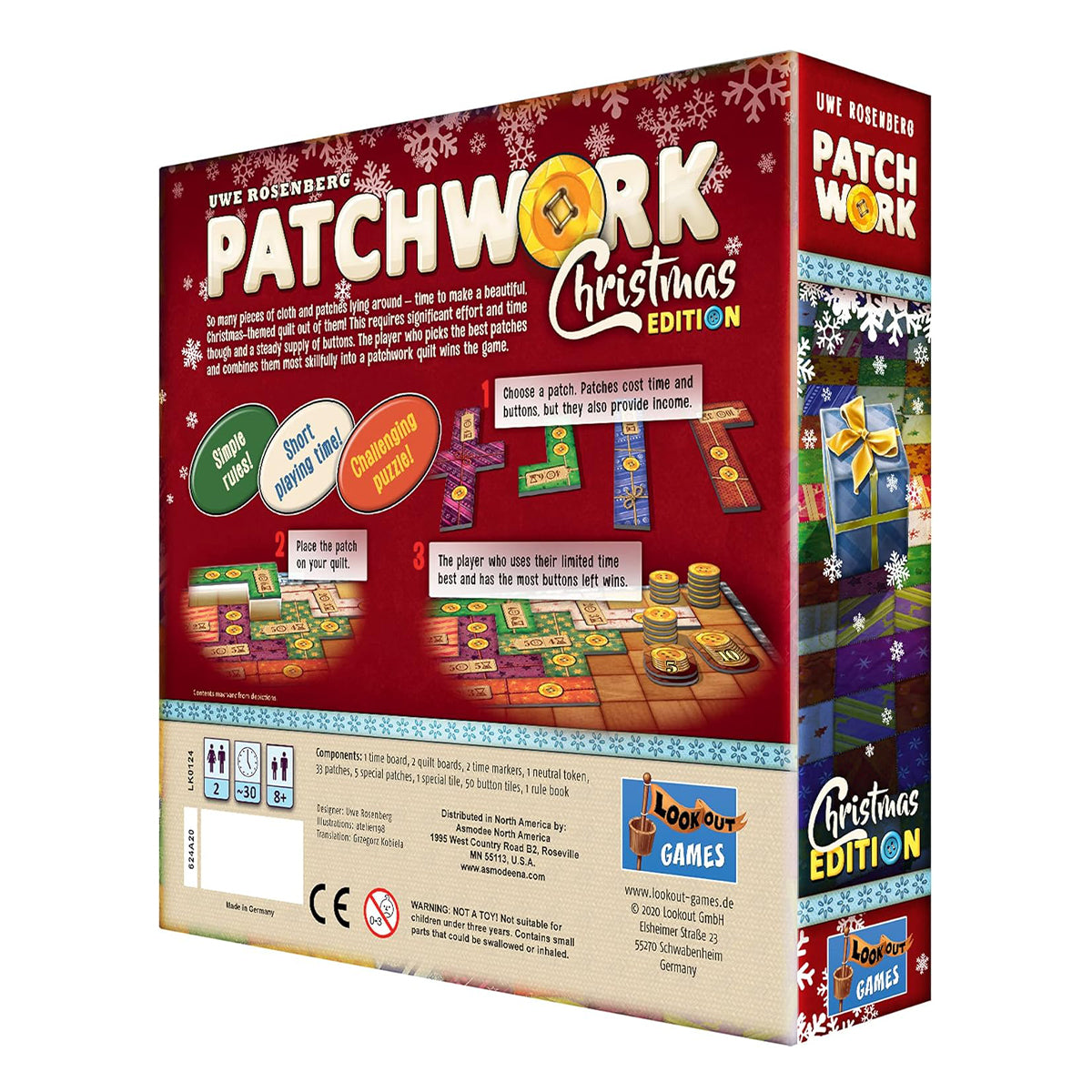 Patchwork Christmas Edition – Gameology product