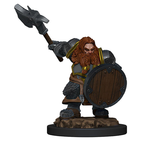 D&D Premium Painted Figures Dwarf Fighter Male