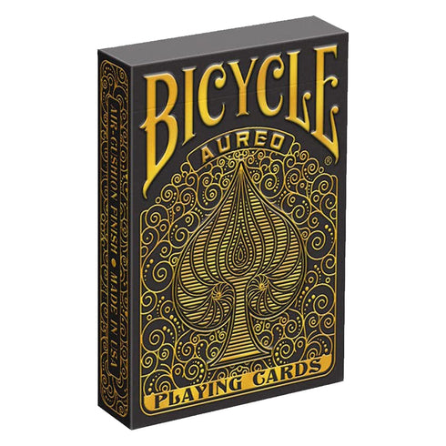 Bicycle Playing Cards Aureo Deck Black and Gold