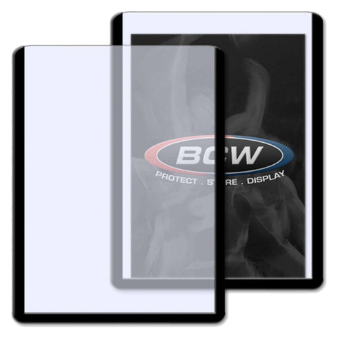 BCW Topload Card Holder Border Black 3" x 4"