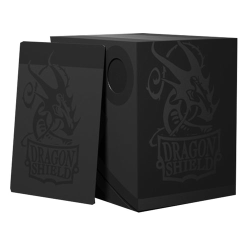 Dragon Shield Revised Double Shell - Shadow Black/Black Deck Box