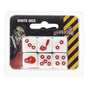 Zombicide White Dice 6pc